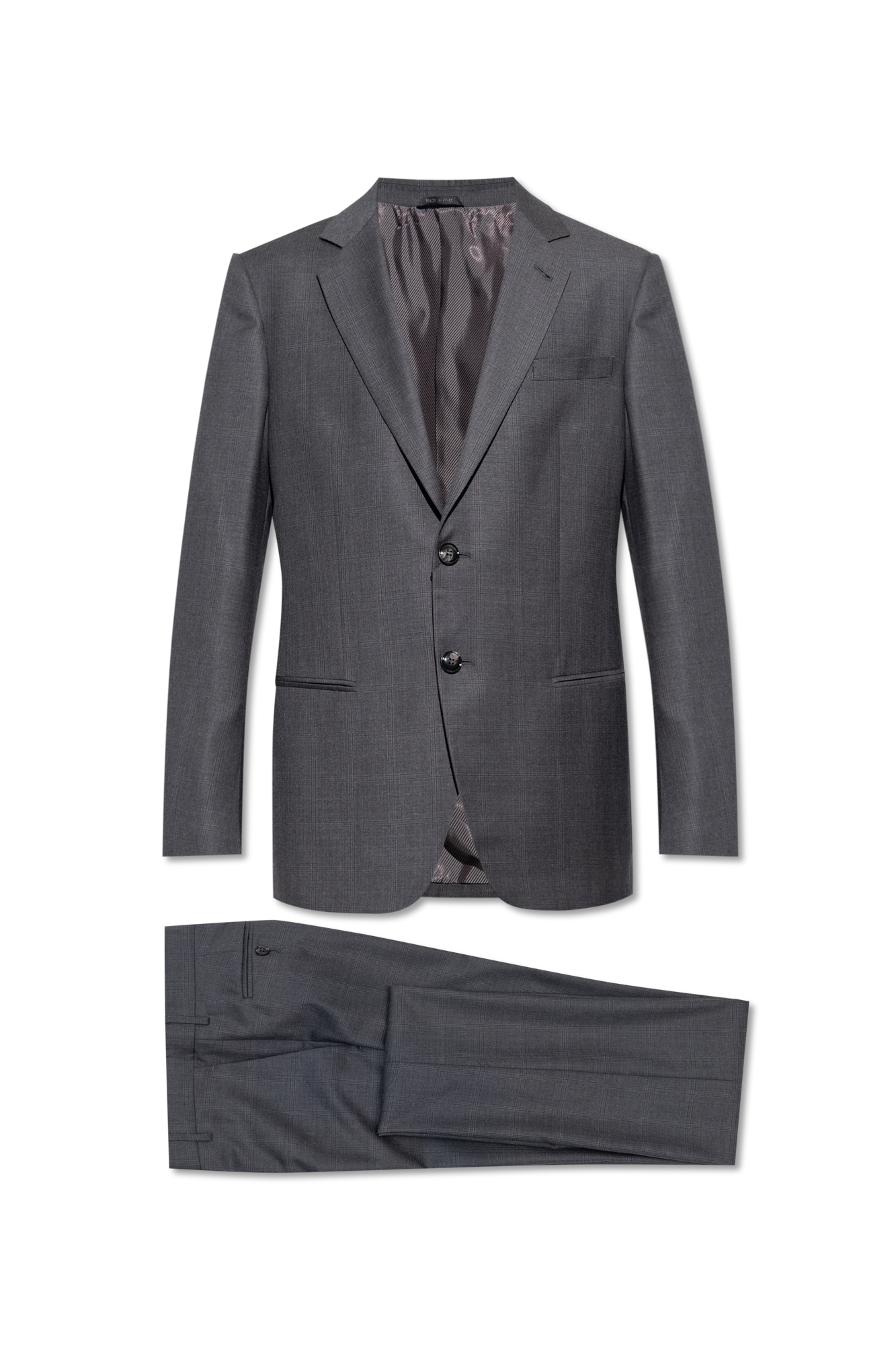 Grey Wool suit Giorgio Armani Armani handtas perfecte staat